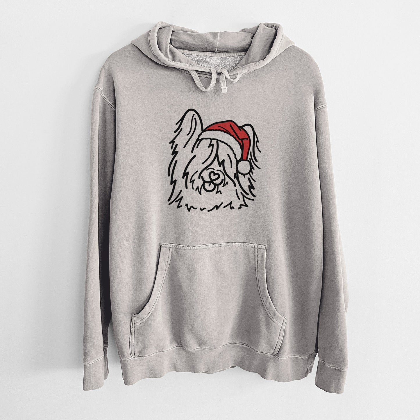 Jolly Skye Terrier - Dougal - Unisex Pigment Dyed Hoodie