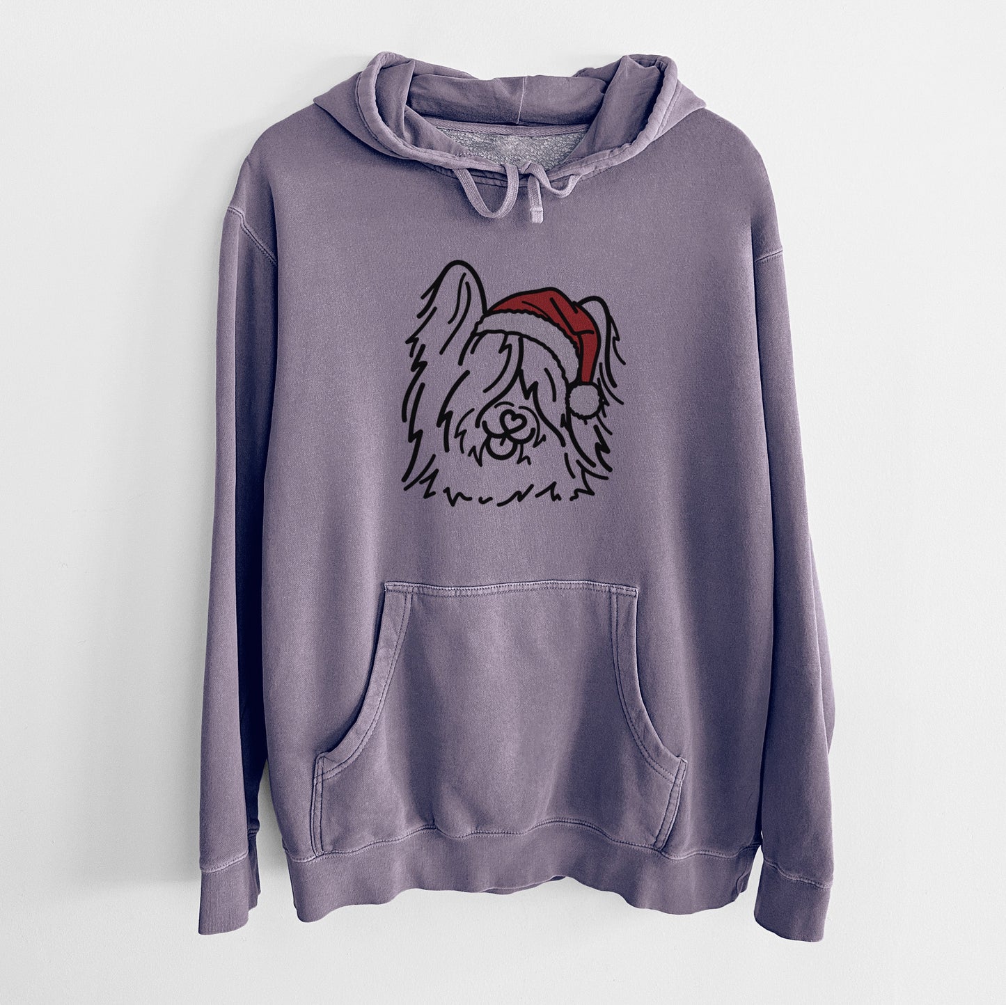 Jolly Skye Terrier - Dougal - Unisex Pigment Dyed Hoodie