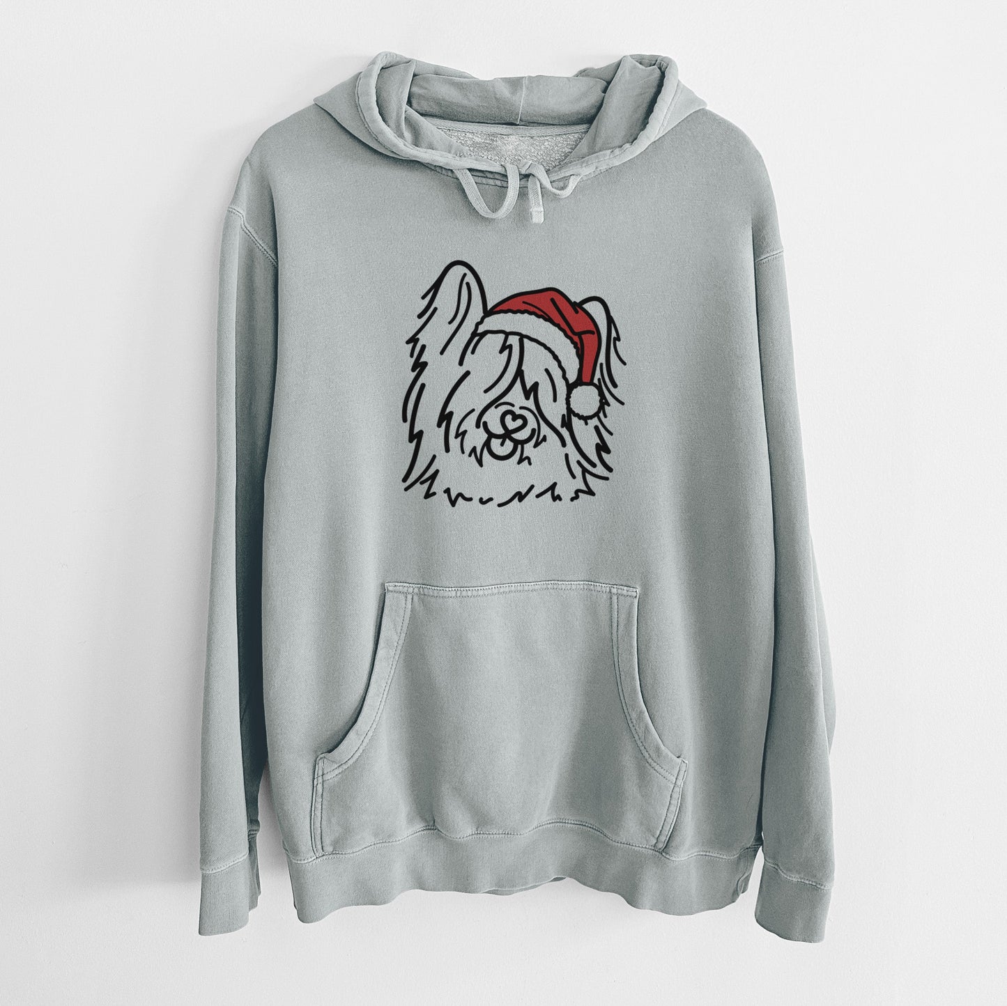 Jolly Skye Terrier - Dougal - Unisex Pigment Dyed Hoodie