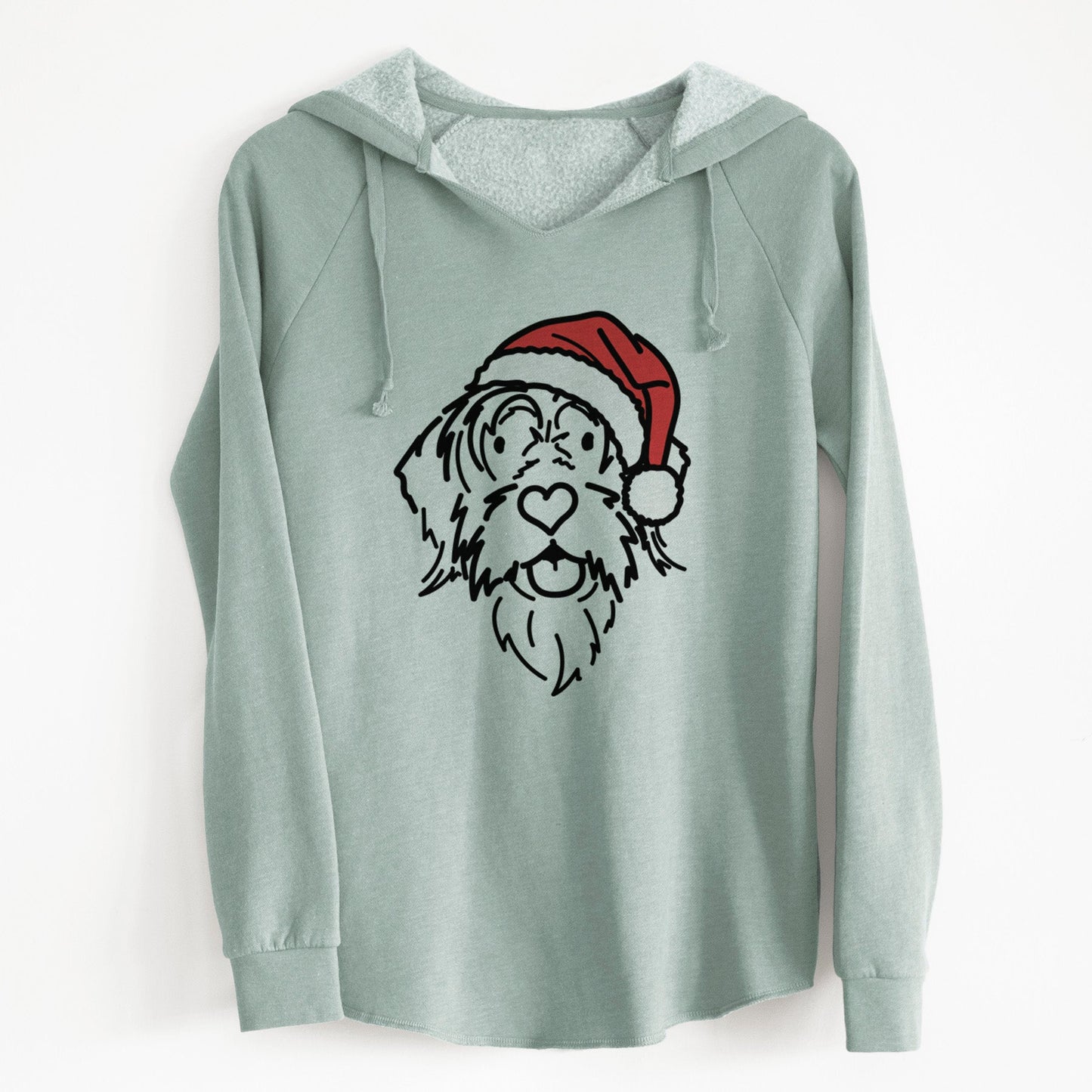 Jolly Wirehaird Pointing Griffon - Gary - Cali Wave Hooded Sweatshirt
