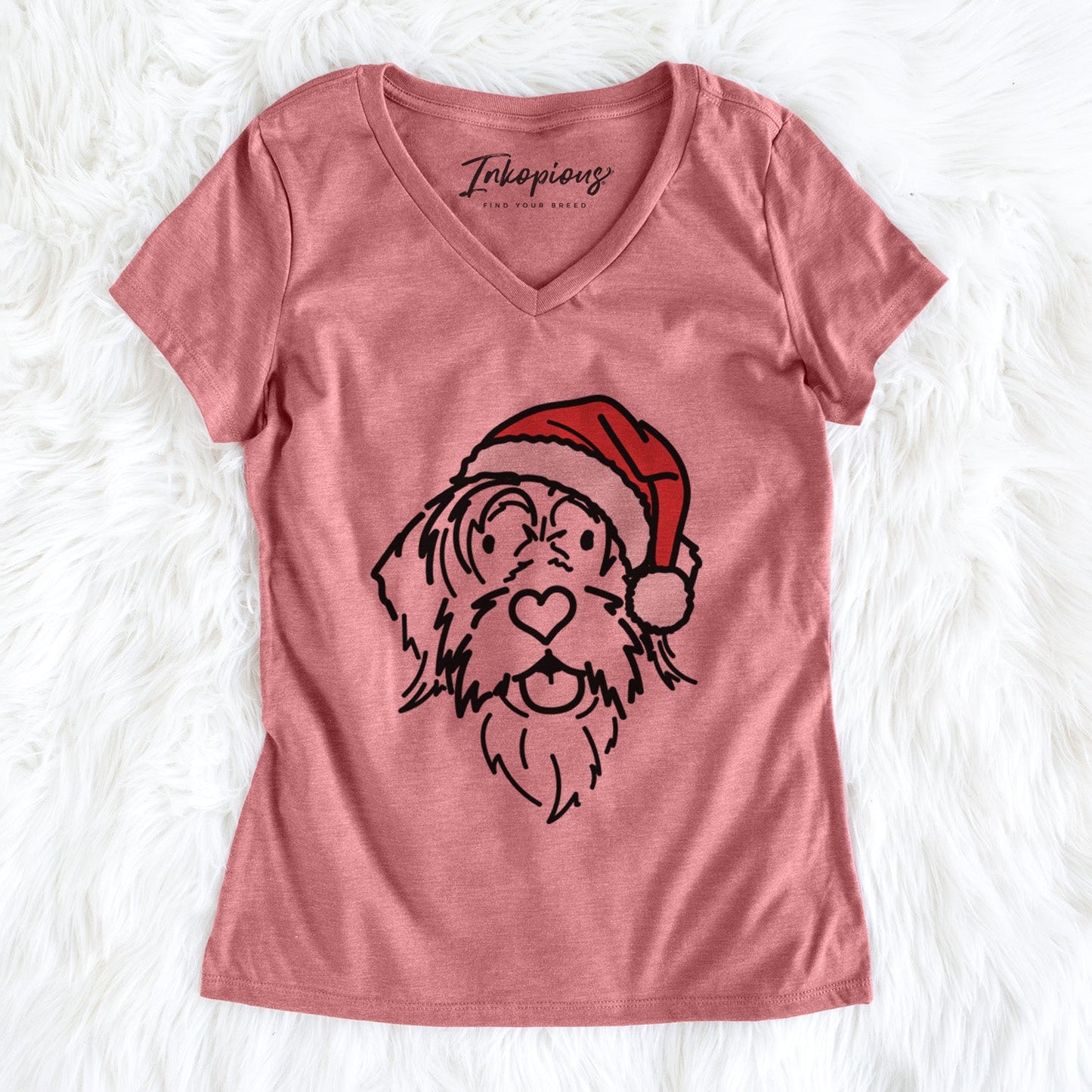 Jolly Wirehaird Pointing Griffon - Gary - Women's Perfect V-neck Shirt