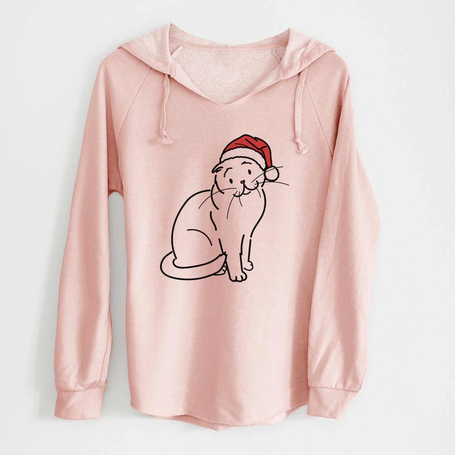 Jolly Scottish Fold Cat - Hank - Cali Wave Hooded Sweatshirt
