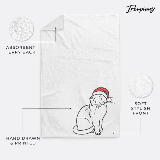 Jolly Scottish Fold Cat - Hank - Hand Towel