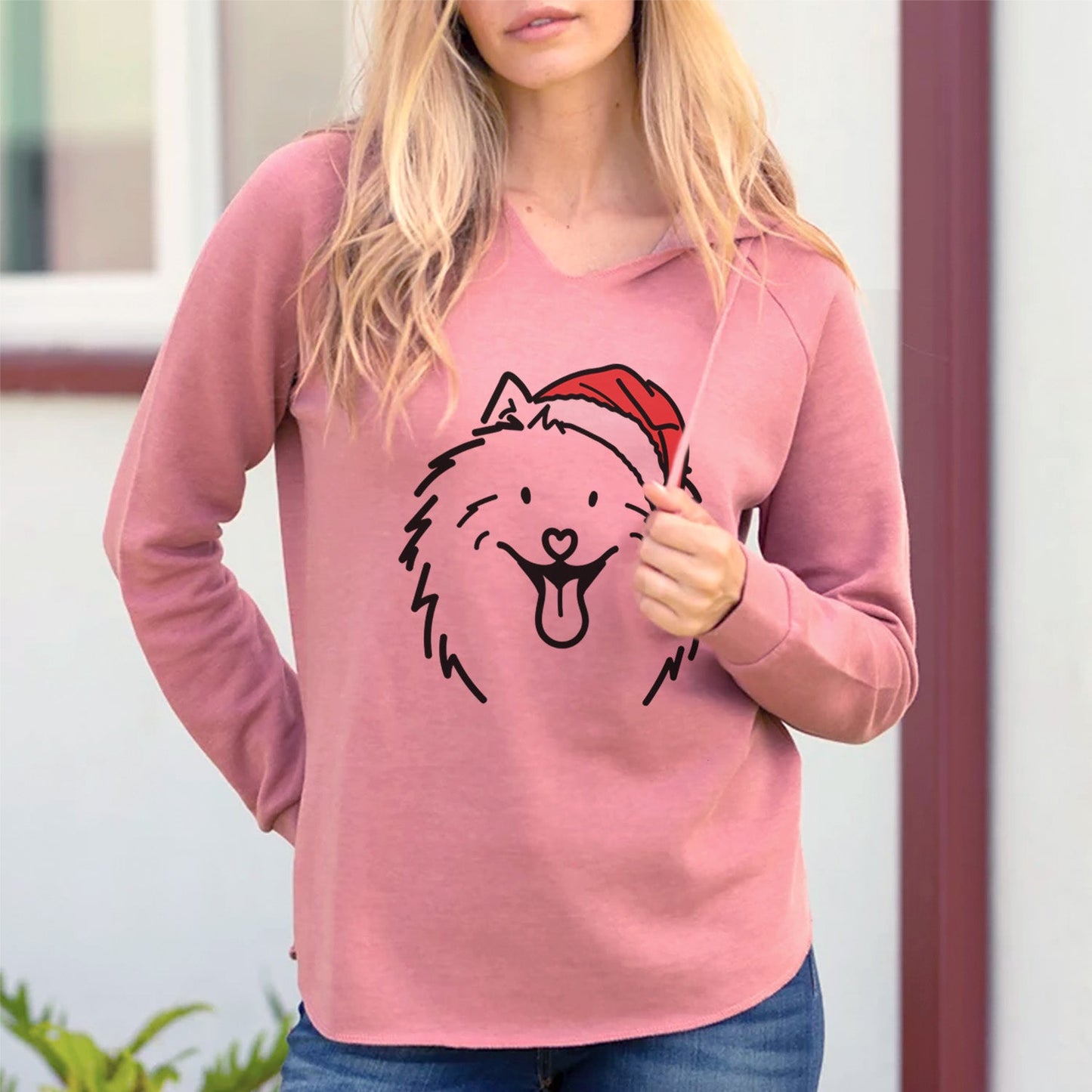 Jolly Samoyed - Johnny - Cali Wave Hooded Sweatshirt