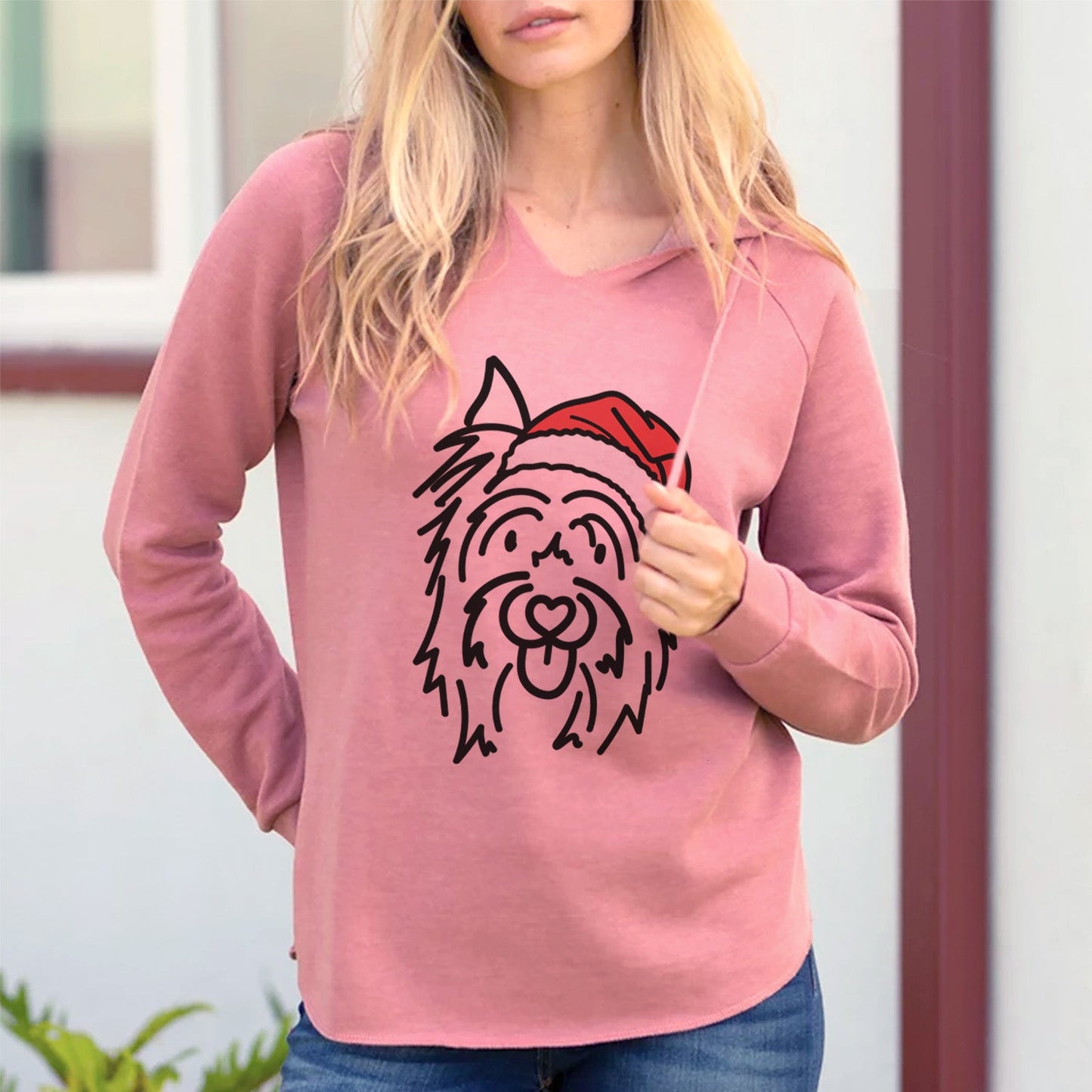 Jolly Silky Terrier - Monty - Cali Wave Hooded Sweatshirt