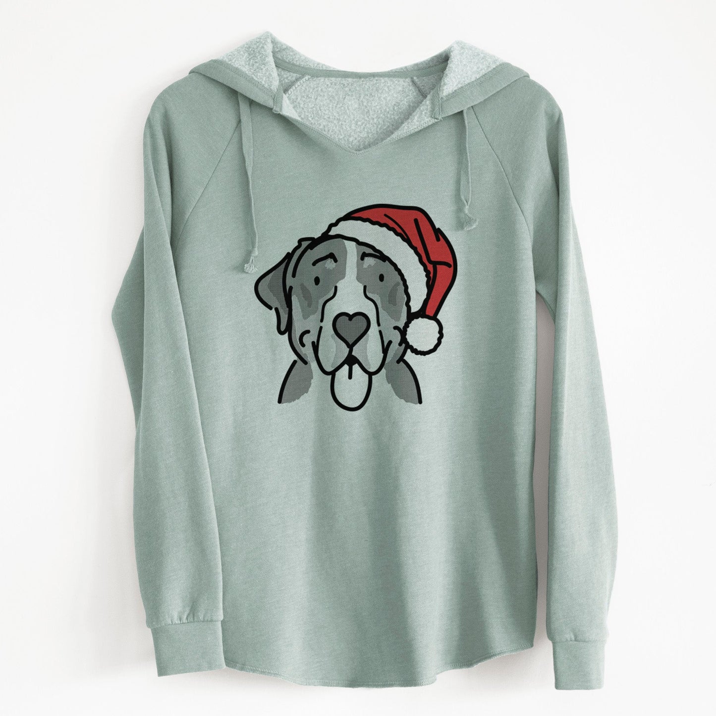 Jolly Greater Swiss Mountain Dog - Moose - Cali Wave Hooded Sweatshirt