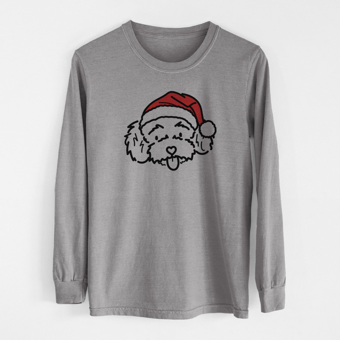 Jolly Toy Poodle - Ricci - Heavyweight 100% Cotton Long Sleeve
