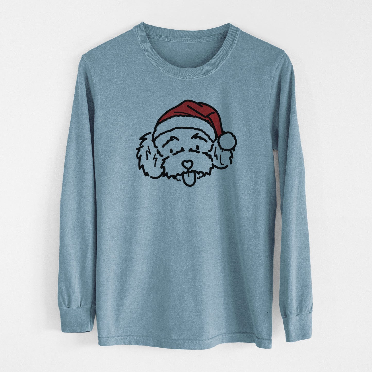 Jolly Toy Poodle - Ricci - Heavyweight 100% Cotton Long Sleeve