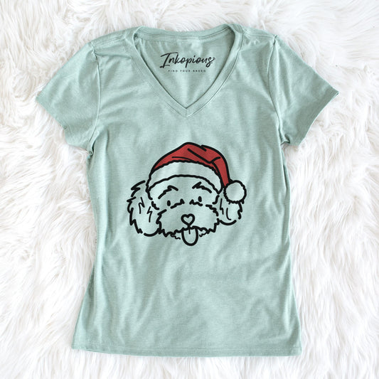 Jolly Toy Poodle - Ricci - Women's Perfect V-neck Shirt
