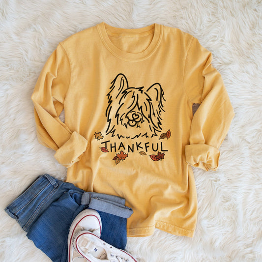 Thankful Skye Terrier - Dougal - Heavyweight 100% Cotton Long Sleeve