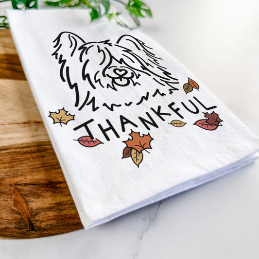 Thankful Skye Terrier - Dougal - Tea Towel