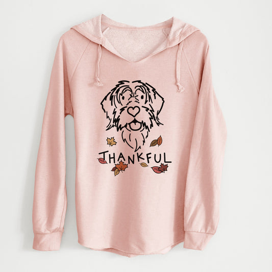 Thankful Wirehaird Pointing Griffon - Gary - Cali Wave Hooded Sweatshirt