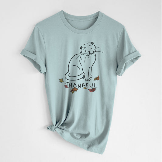 Thankful Scottish Fold Cat - Hank - Unisex Crewneck