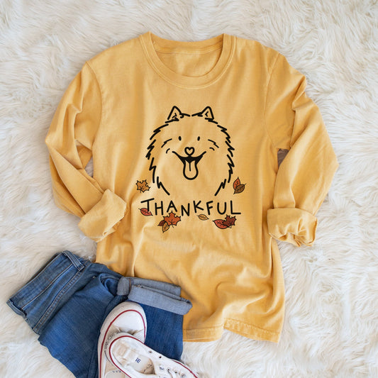 Thankful Samoyed - Johnny - Heavyweight 100% Cotton Long Sleeve