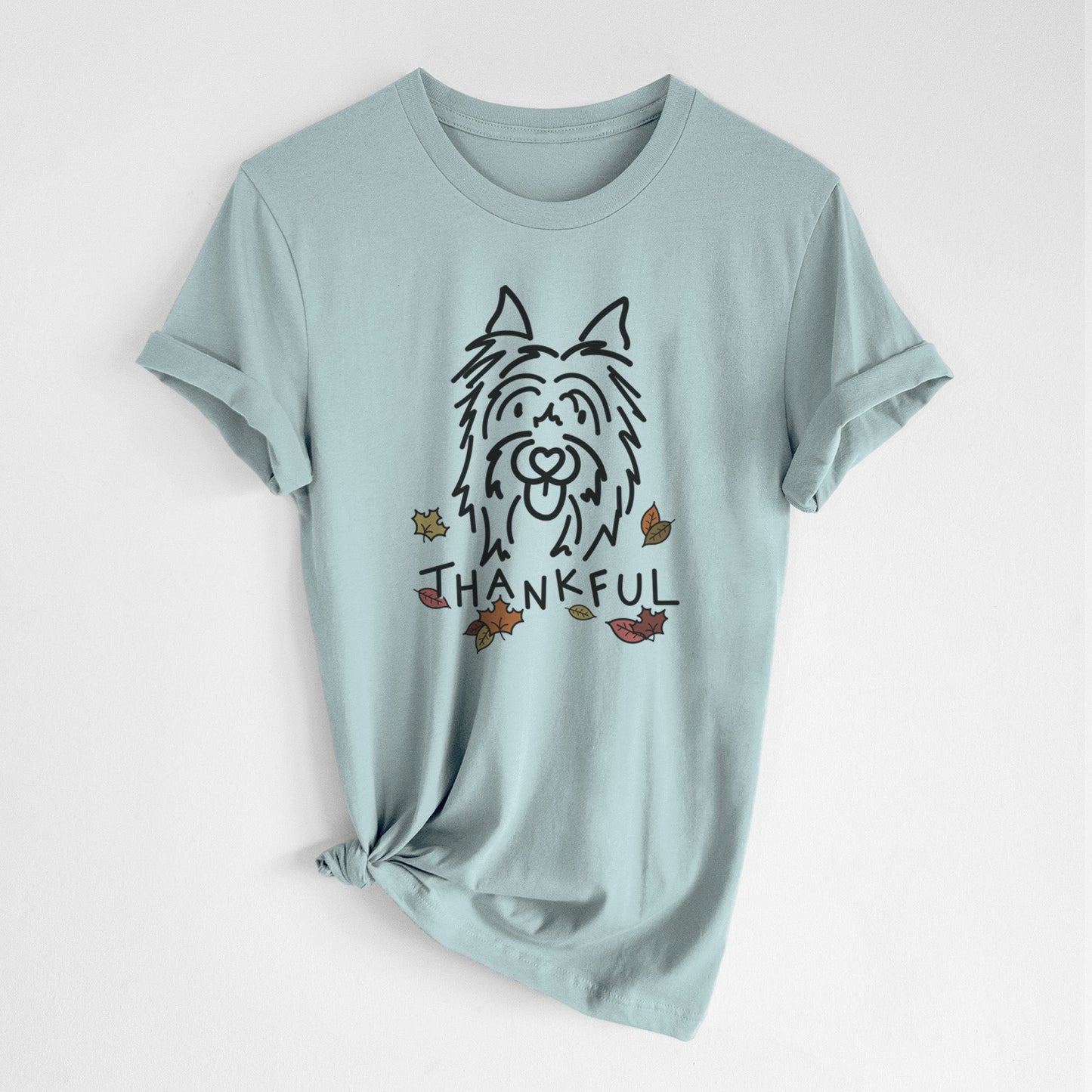 Thankful Silky Terrier - Monty - Unisex Crewneck