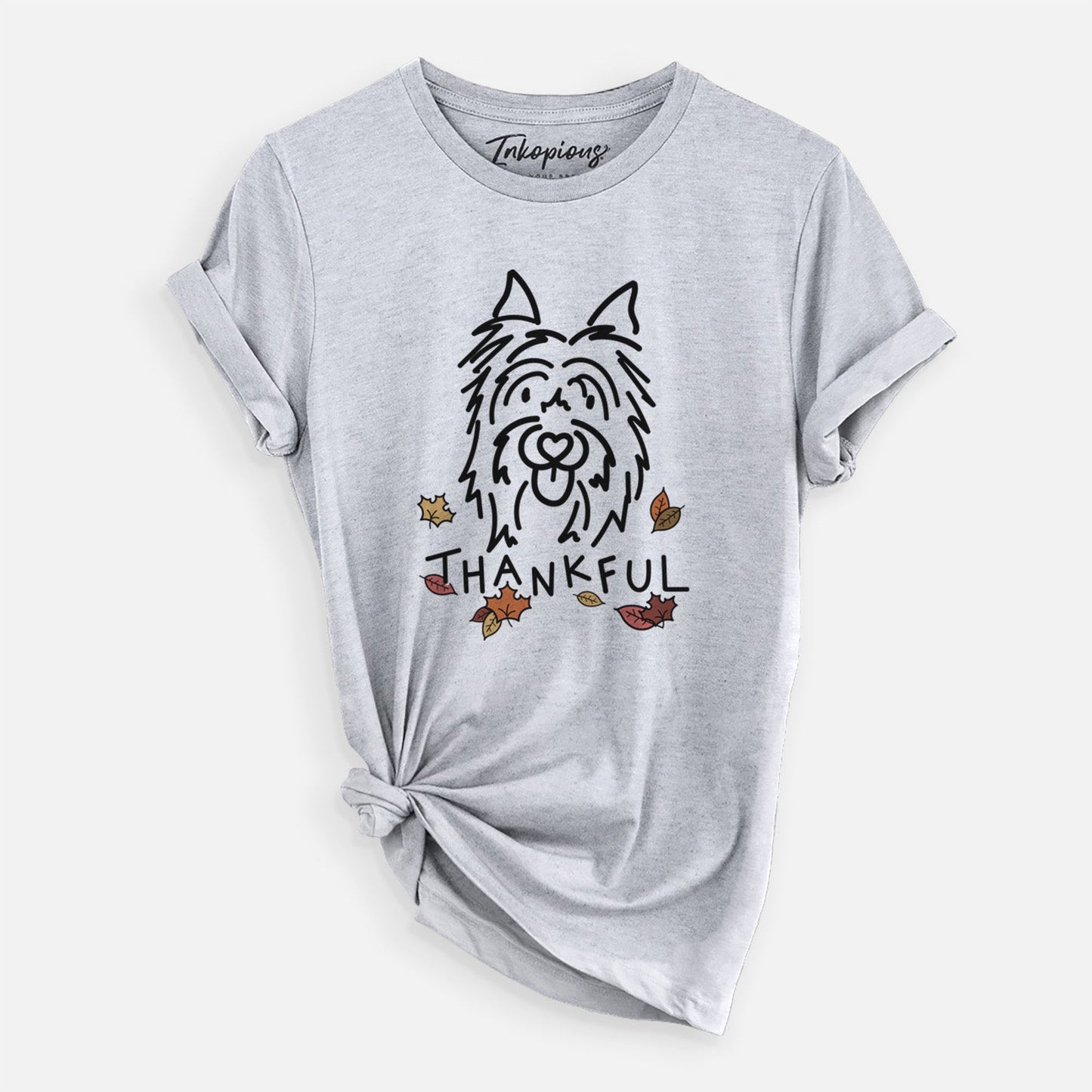 Thankful Silky Terrier - Monty - Unisex Crewneck