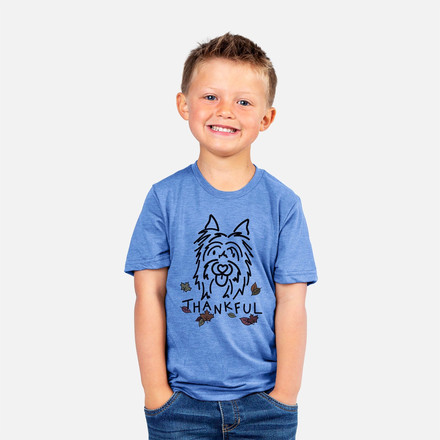 Thankful Silky Terrier - Monty - Kids/Youth/Toddler Shirt