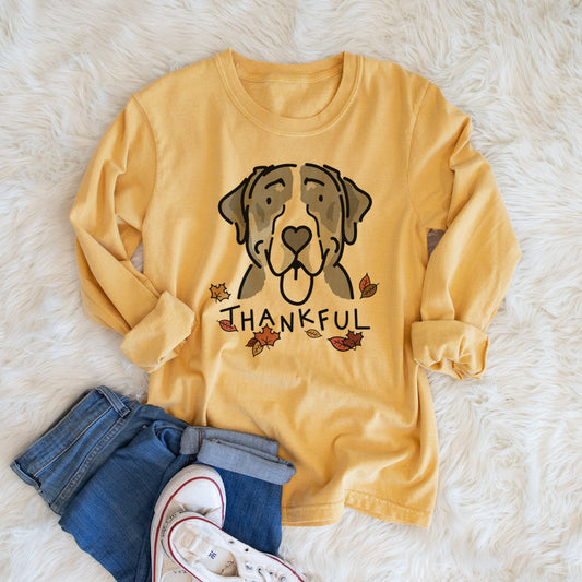 Thankful Greater Swiss Mountain Dog - Moose - Heavyweight 100% Cotton Long Sleeve
