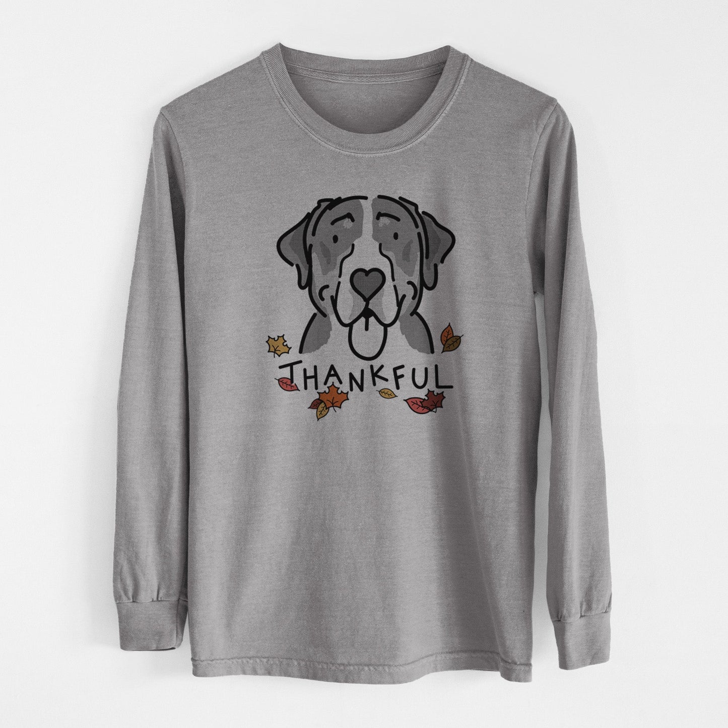 Thankful Greater Swiss Mountain Dog - Moose - Heavyweight 100% Cotton Long Sleeve