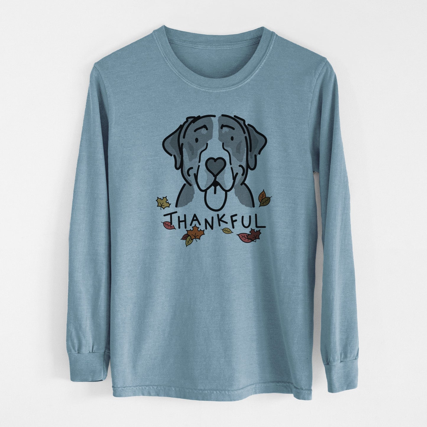 Thankful Greater Swiss Mountain Dog - Moose - Heavyweight 100% Cotton Long Sleeve