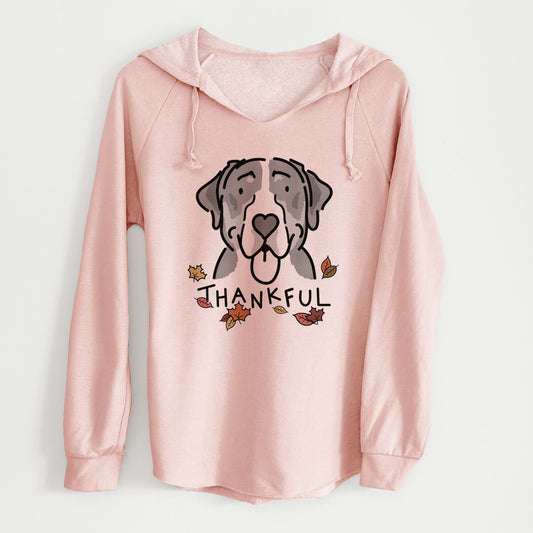 Thankful Greater Swiss Mountain Dog - Moose - Cali Wave Hooded Sweatshirt