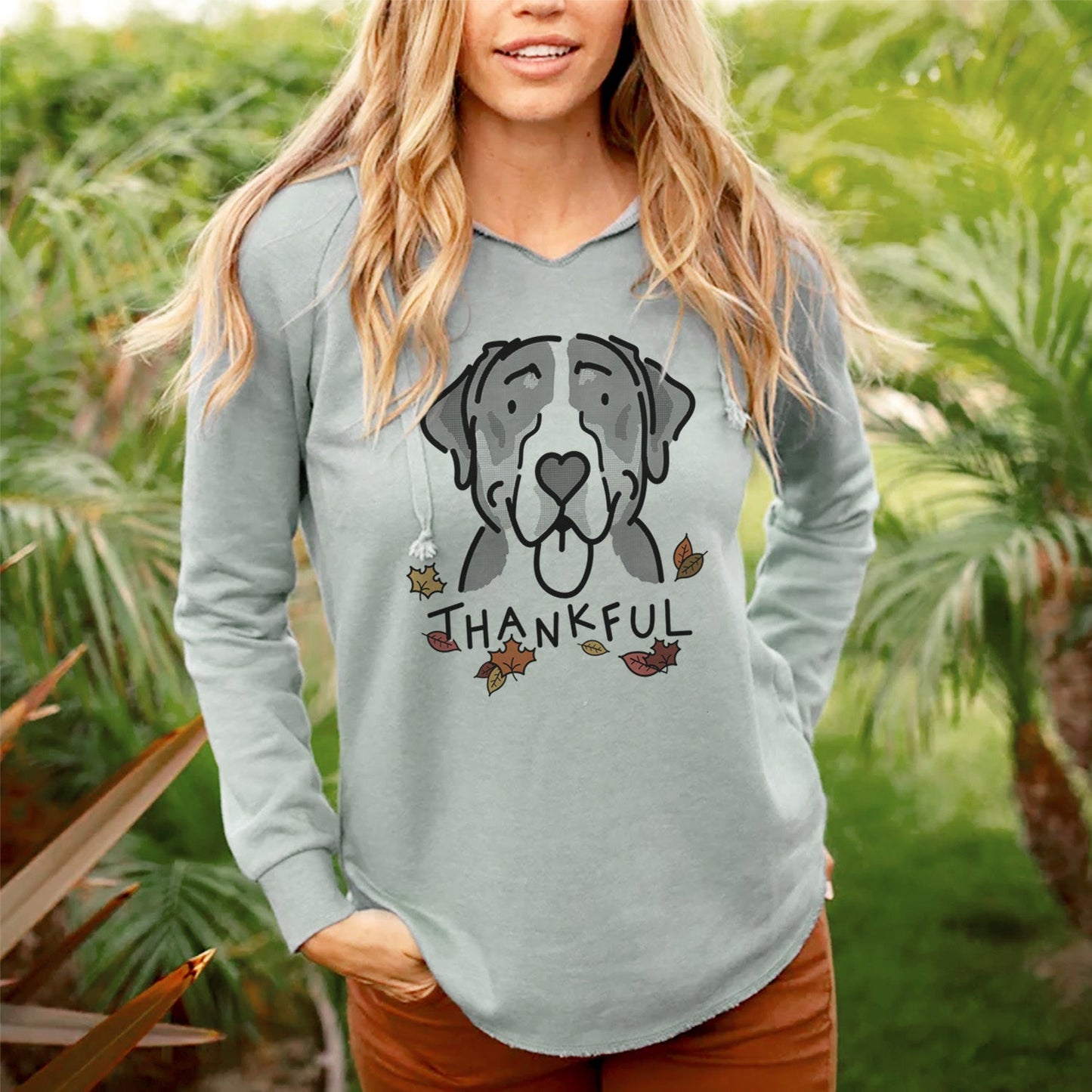 Thankful Greater Swiss Mountain Dog - Moose - Cali Wave Hooded Sweatshirt