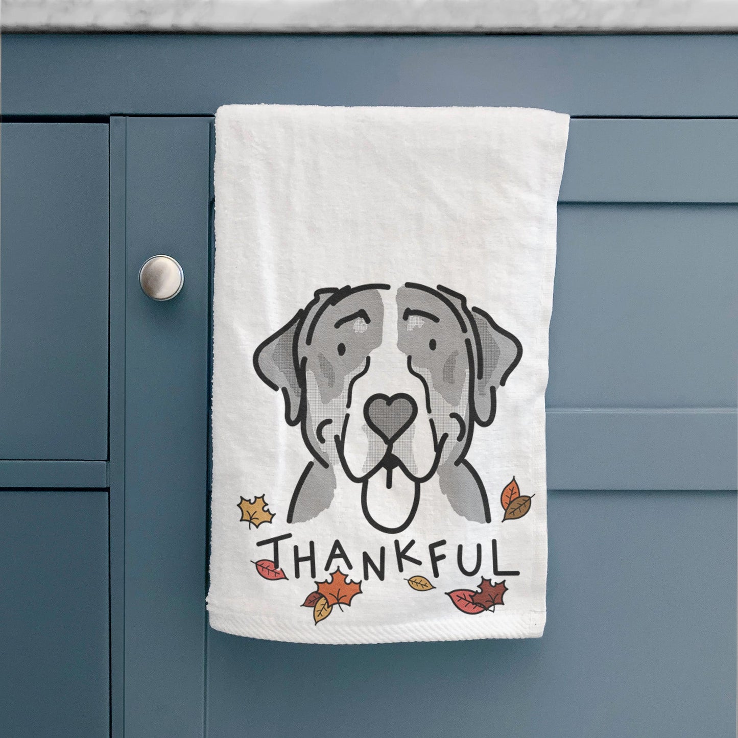 Thankful Greater Swiss Mountain Dog - Moose - Hand Towel