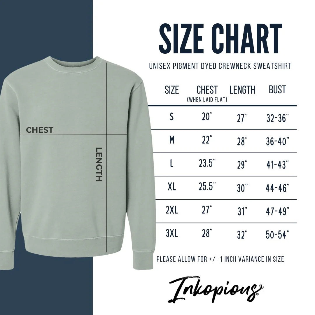 Pumpkin Pup - Yorkie - Unisex Pigment Dyed Crew Sweatshirt
