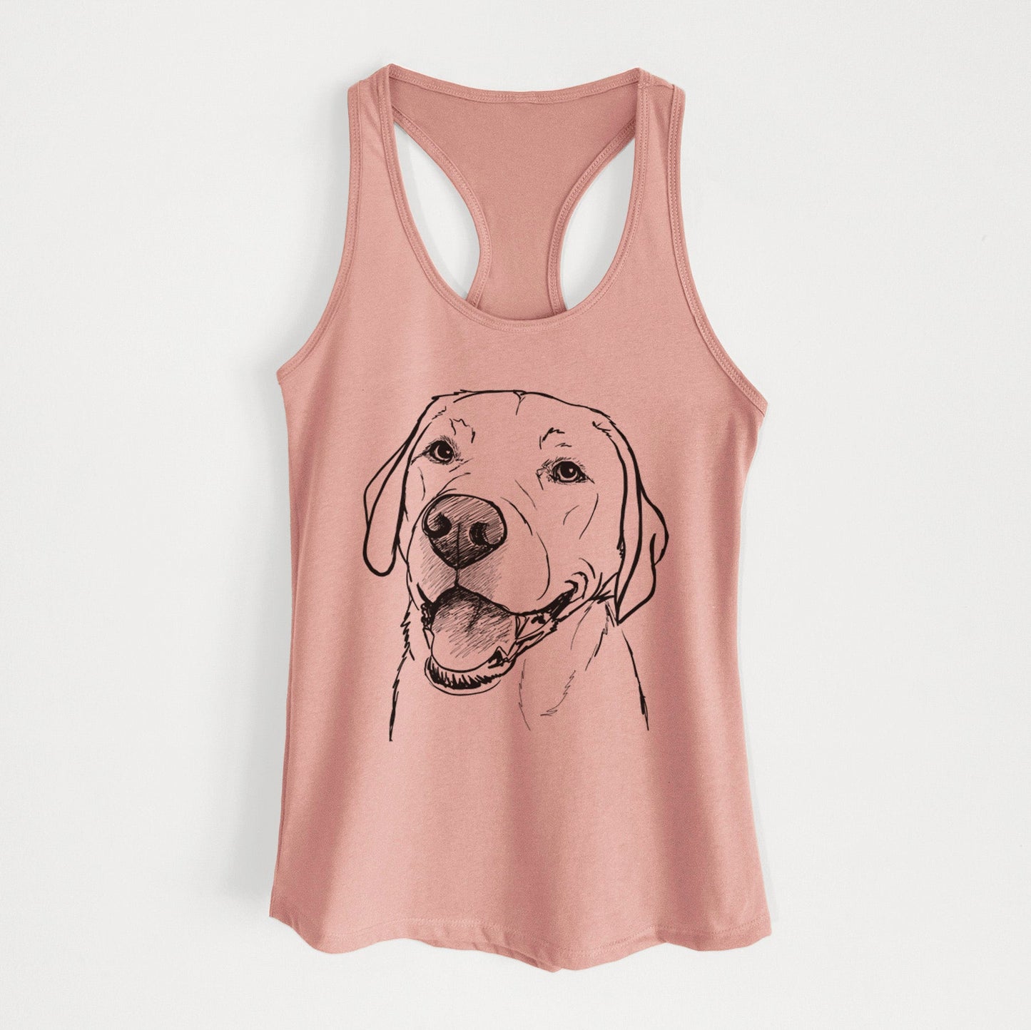 Doodled Jimmy the Larbrador Retriever - Women's Racerback Tanktop