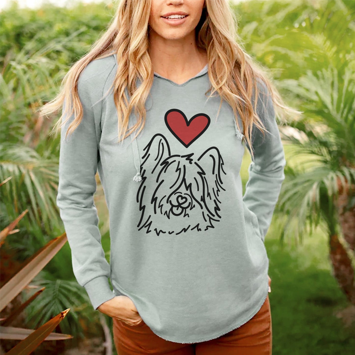 Love Always Skye Terrier - Dougal - Cali Wave Hooded Sweatshirt