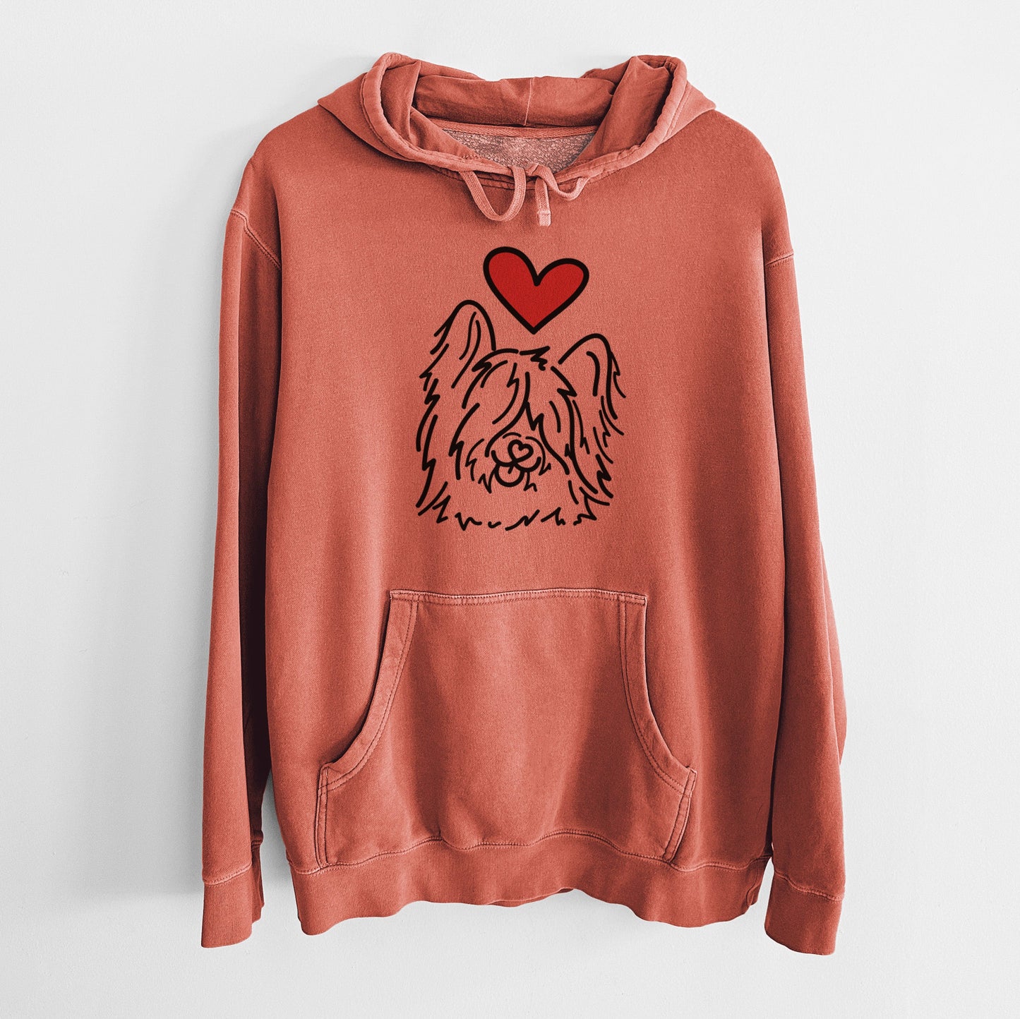 Love Always Skye Terrier - Dougal - Unisex Pigment Dyed Hoodie