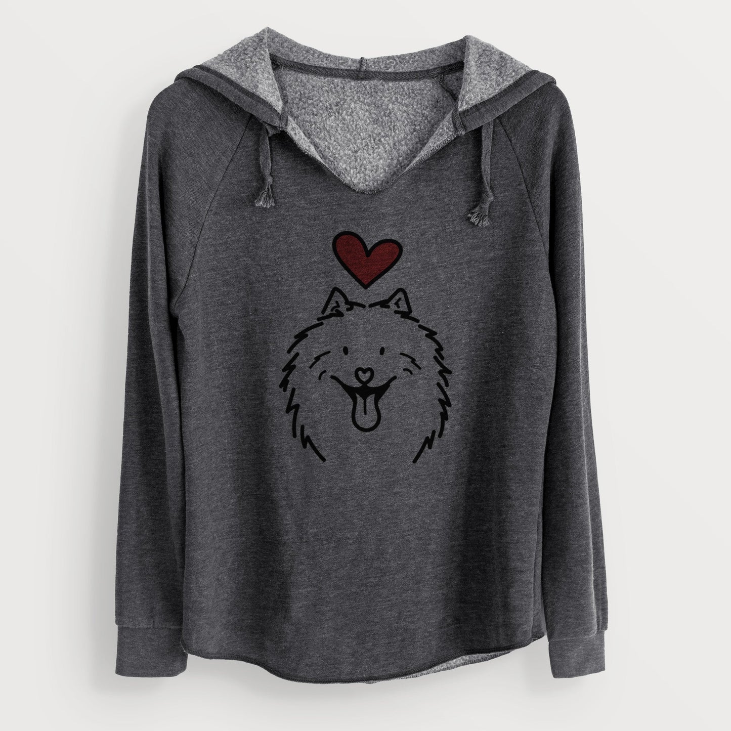Love Always Samoyed - Johnny - Cali Wave Hooded Sweatshirt