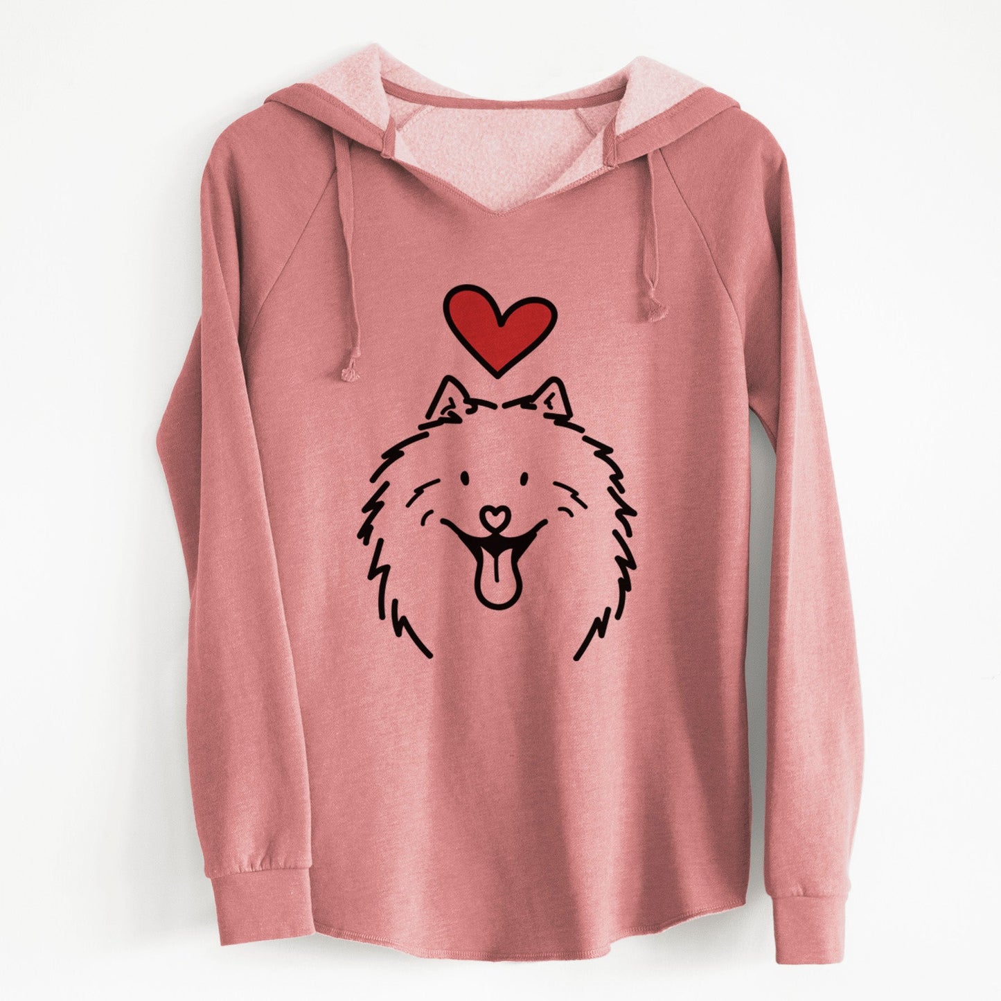 Love Always Samoyed - Johnny - Cali Wave Hooded Sweatshirt