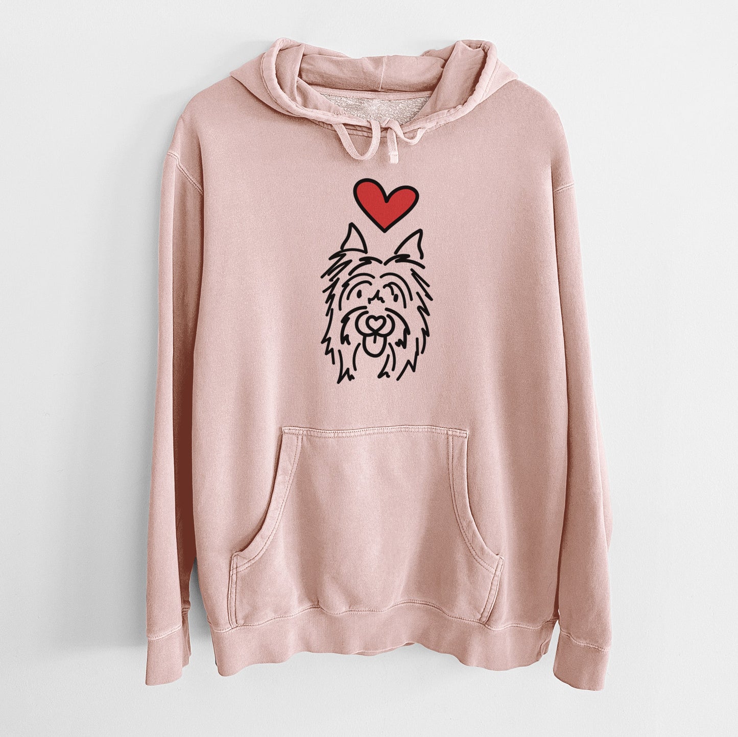 Love Always Silky Terrier - Monty - Unisex Pigment Dyed Hoodie