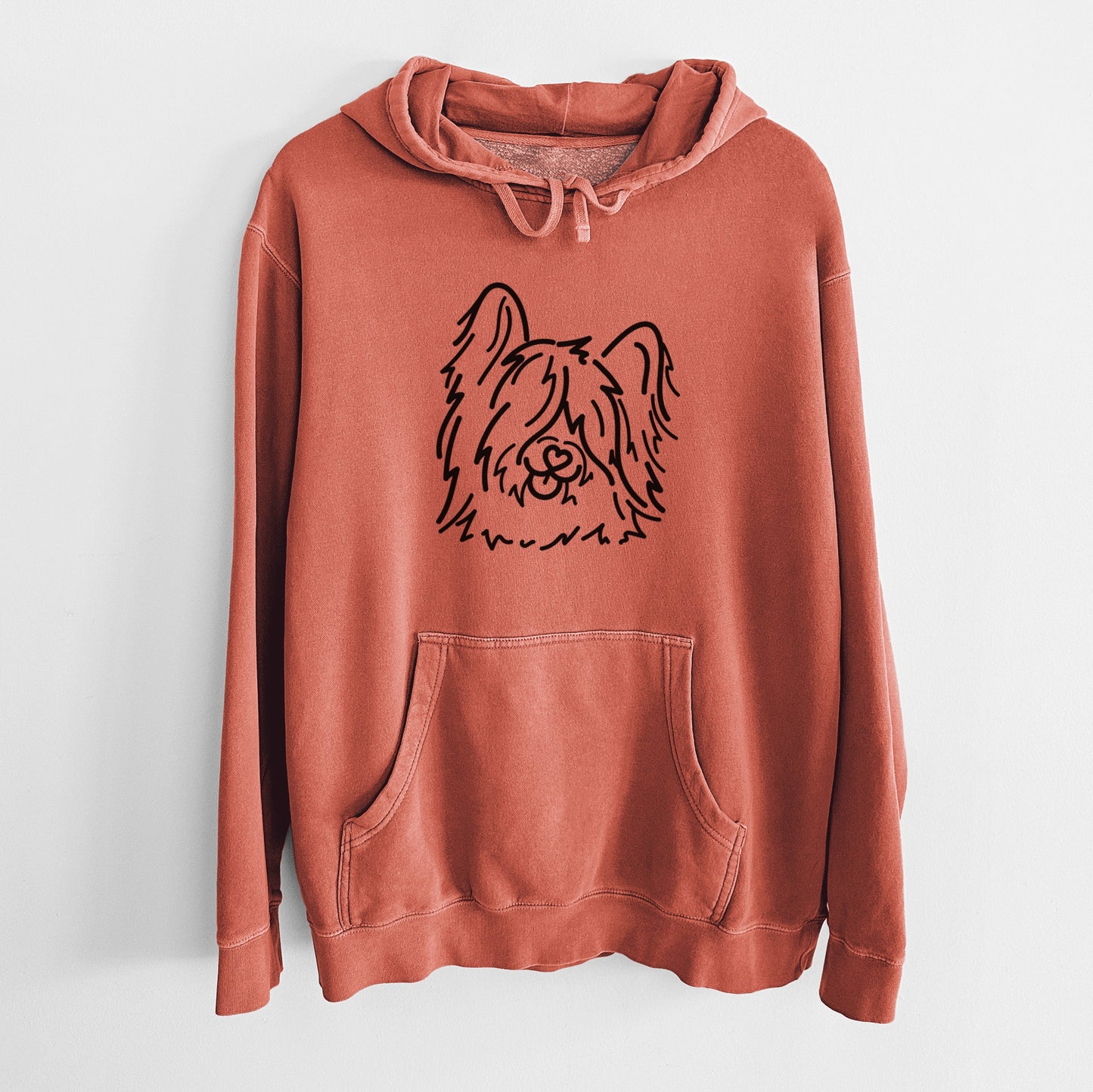 Love Always Skye Terrier - Dougal - Unisex Pigment Dyed Hoodie