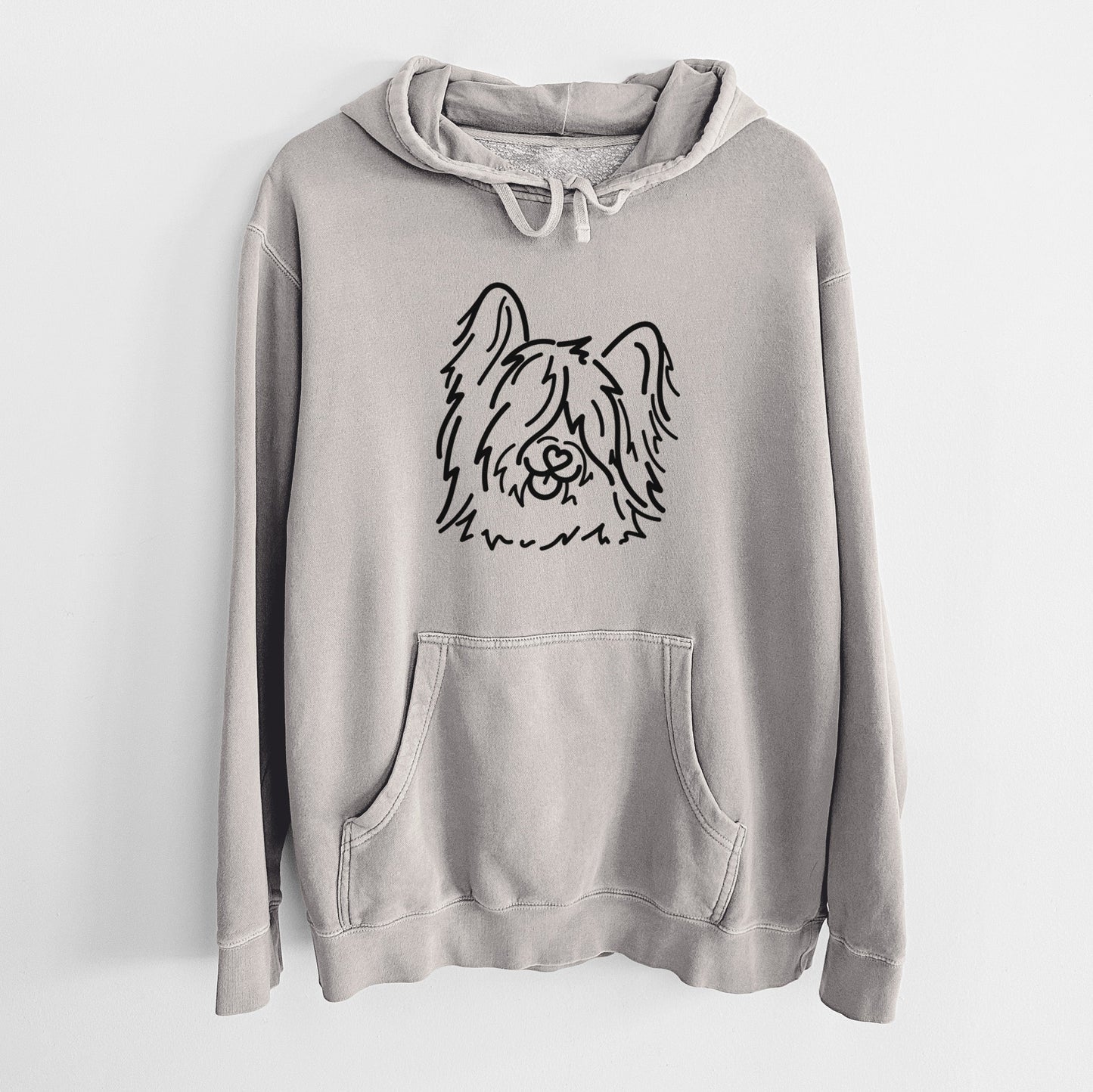 Love Always Skye Terrier - Dougal - Unisex Pigment Dyed Hoodie