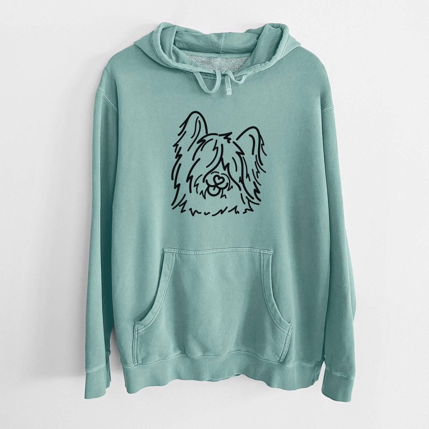 Love Always Skye Terrier - Dougal - Unisex Pigment Dyed Hoodie