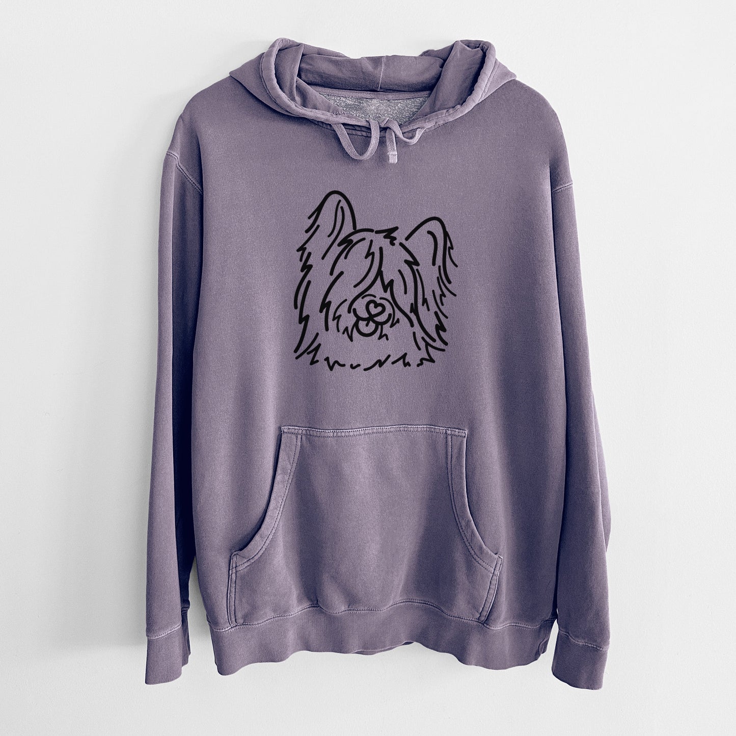 Love Always Skye Terrier - Dougal - Unisex Pigment Dyed Hoodie