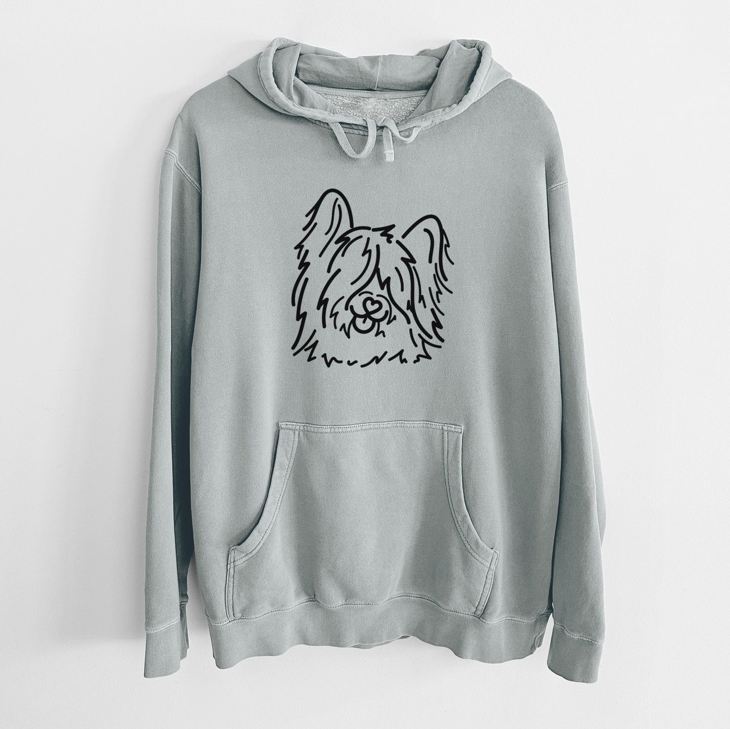 Love Always Skye Terrier - Dougal - Unisex Pigment Dyed Hoodie