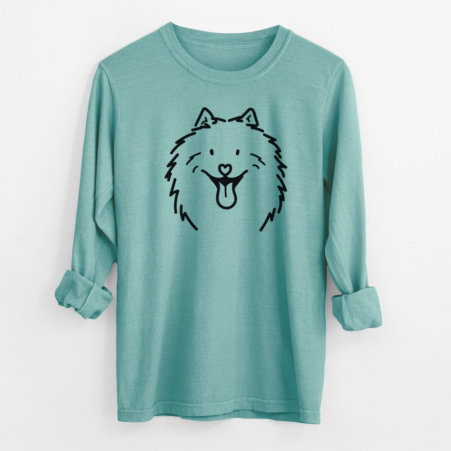 Love Always Samoyed - Johnny - Heavyweight 100% Cotton Long Sleeve