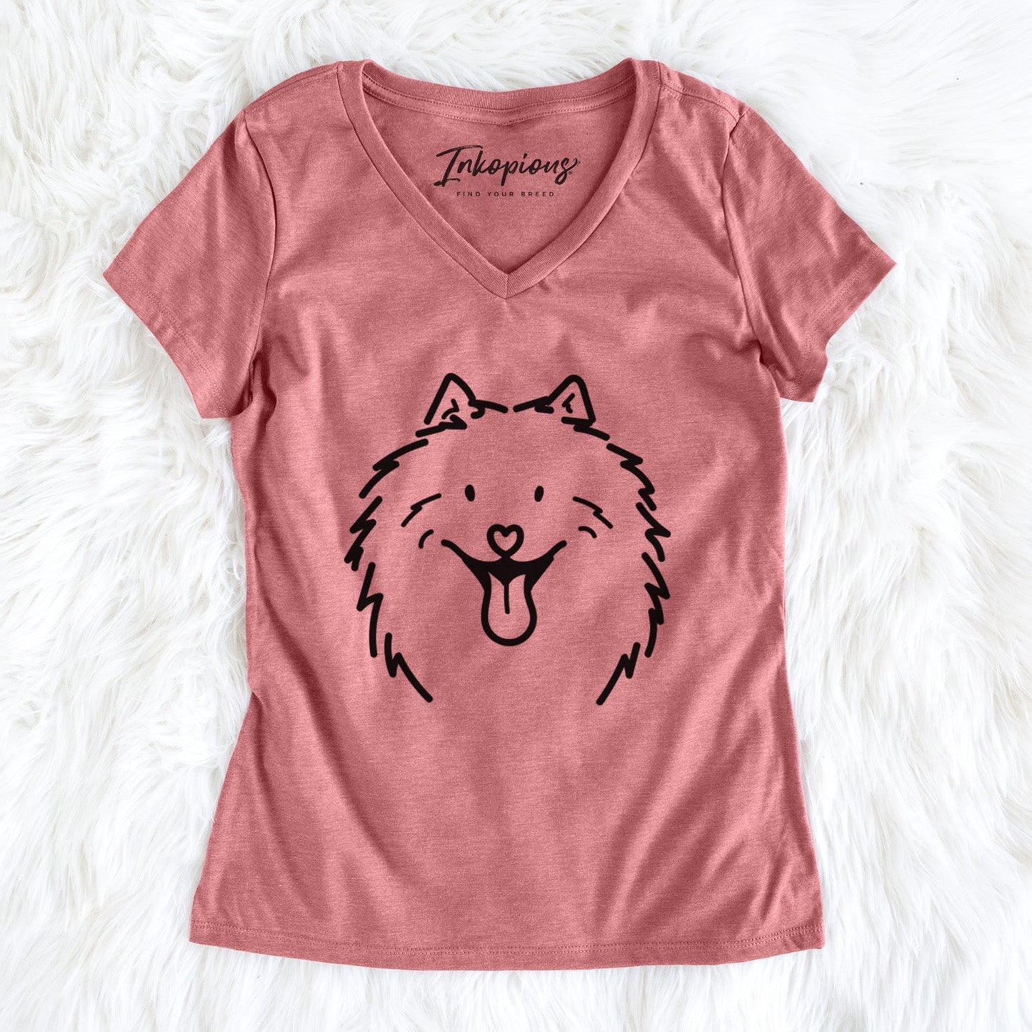Love Always Samoyed - Johnny - Women's Perfect V-neck Shirt