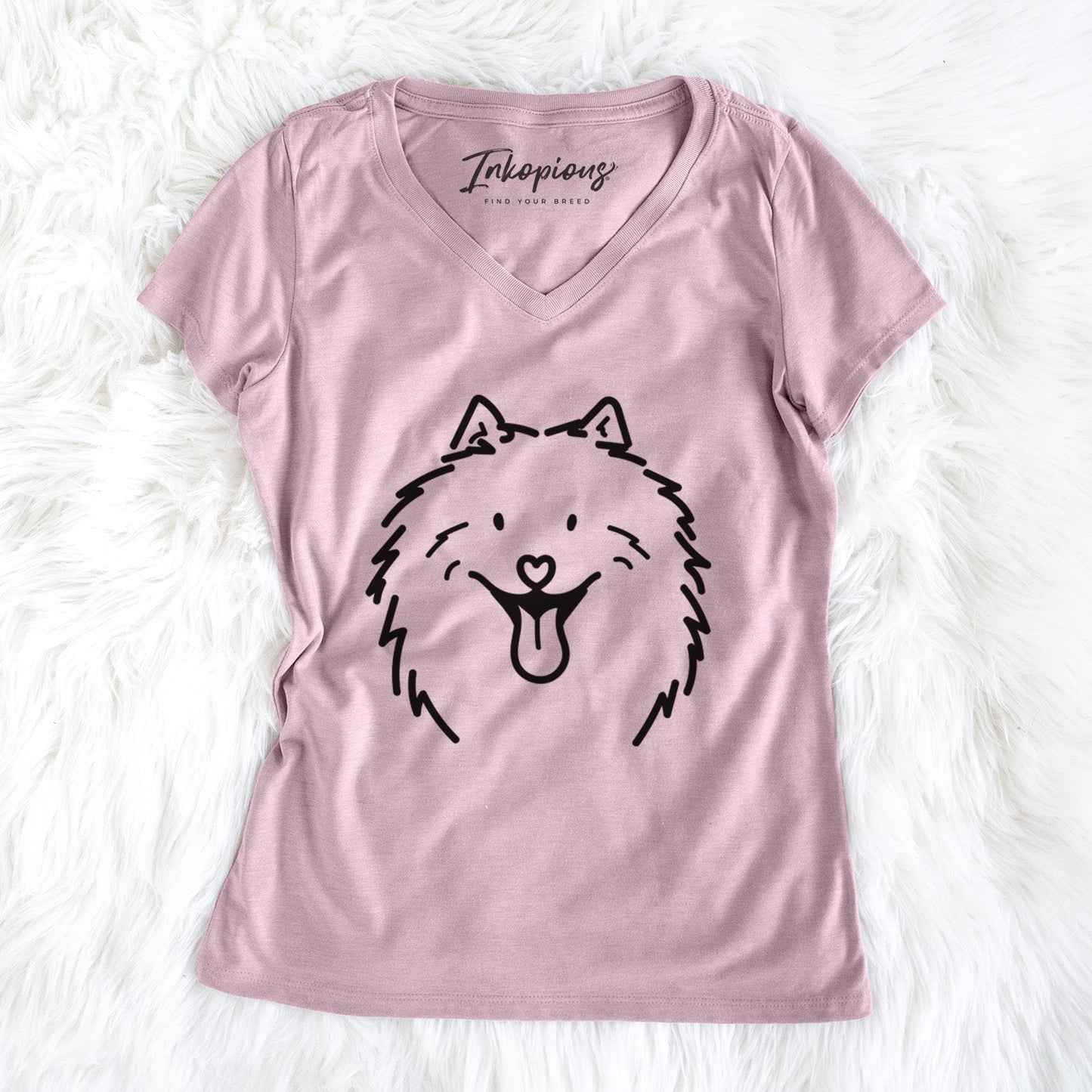 Love Always Samoyed - Johnny - Women's Perfect V-neck Shirt