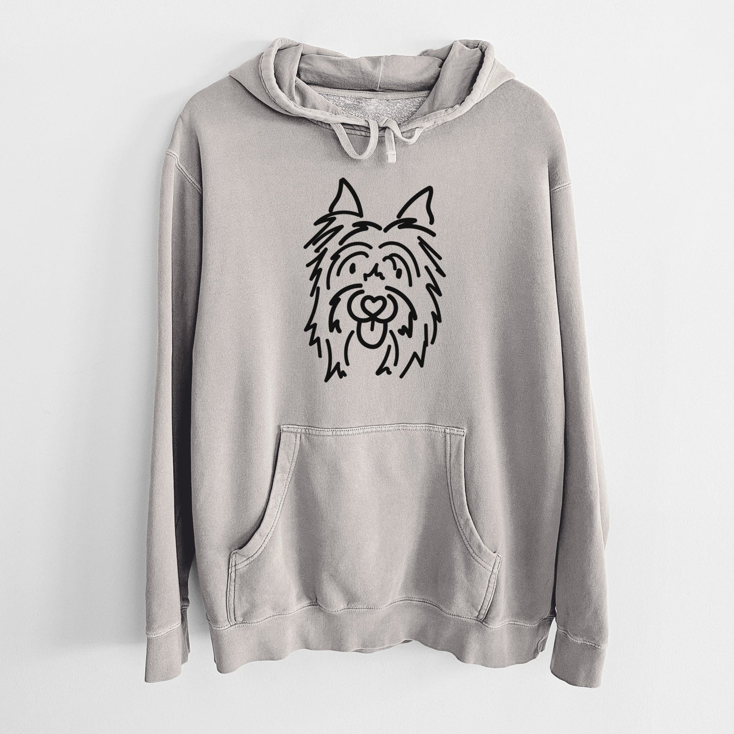 Love Always Silky Terrier - Monty - Unisex Pigment Dyed Hoodie