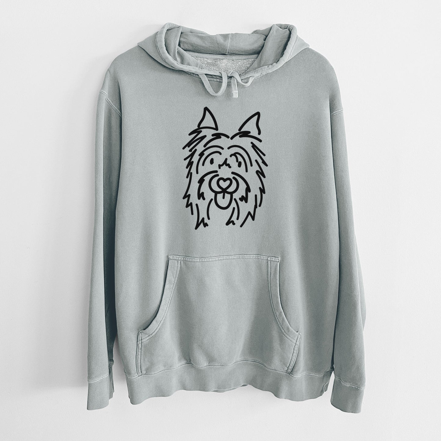 Love Always Silky Terrier - Monty - Unisex Pigment Dyed Hoodie