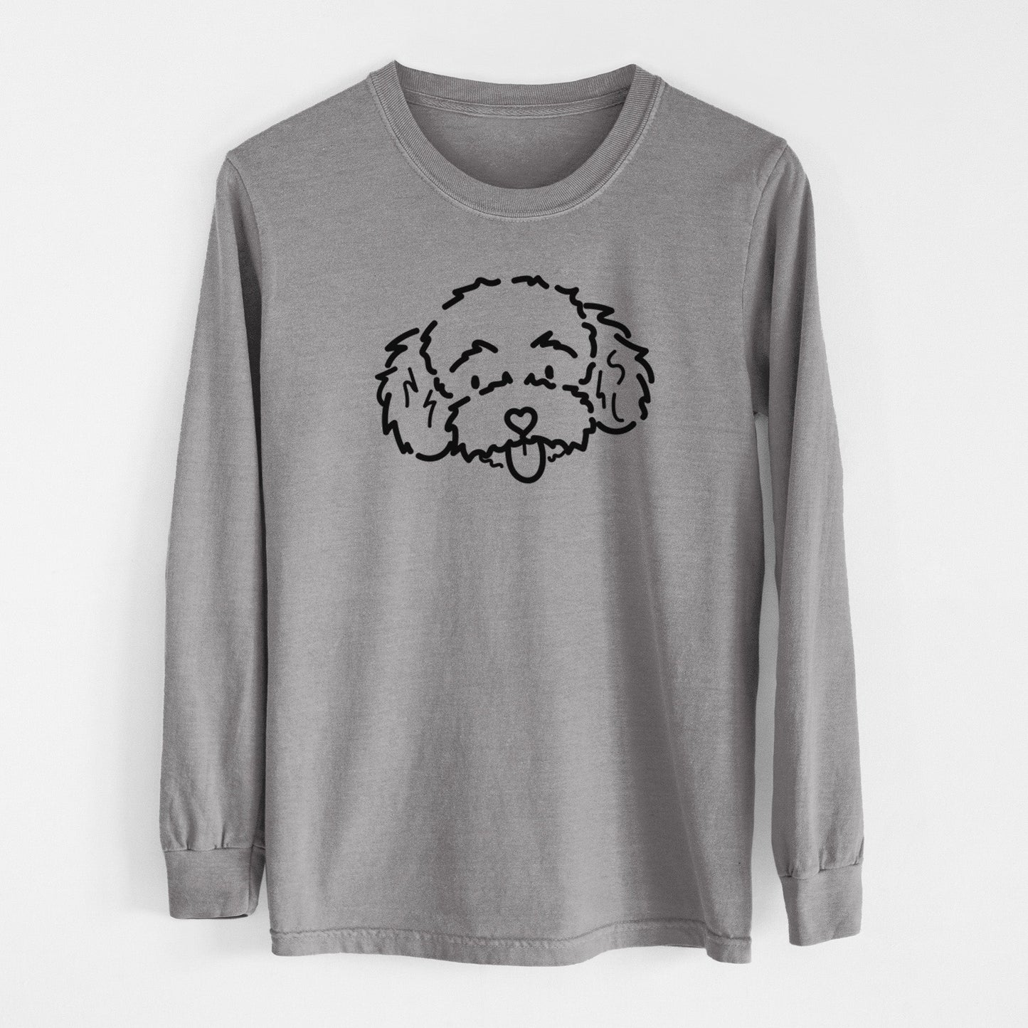 Love Always Toy Poodle - Ricci - Heavyweight 100% Cotton Long Sleeve