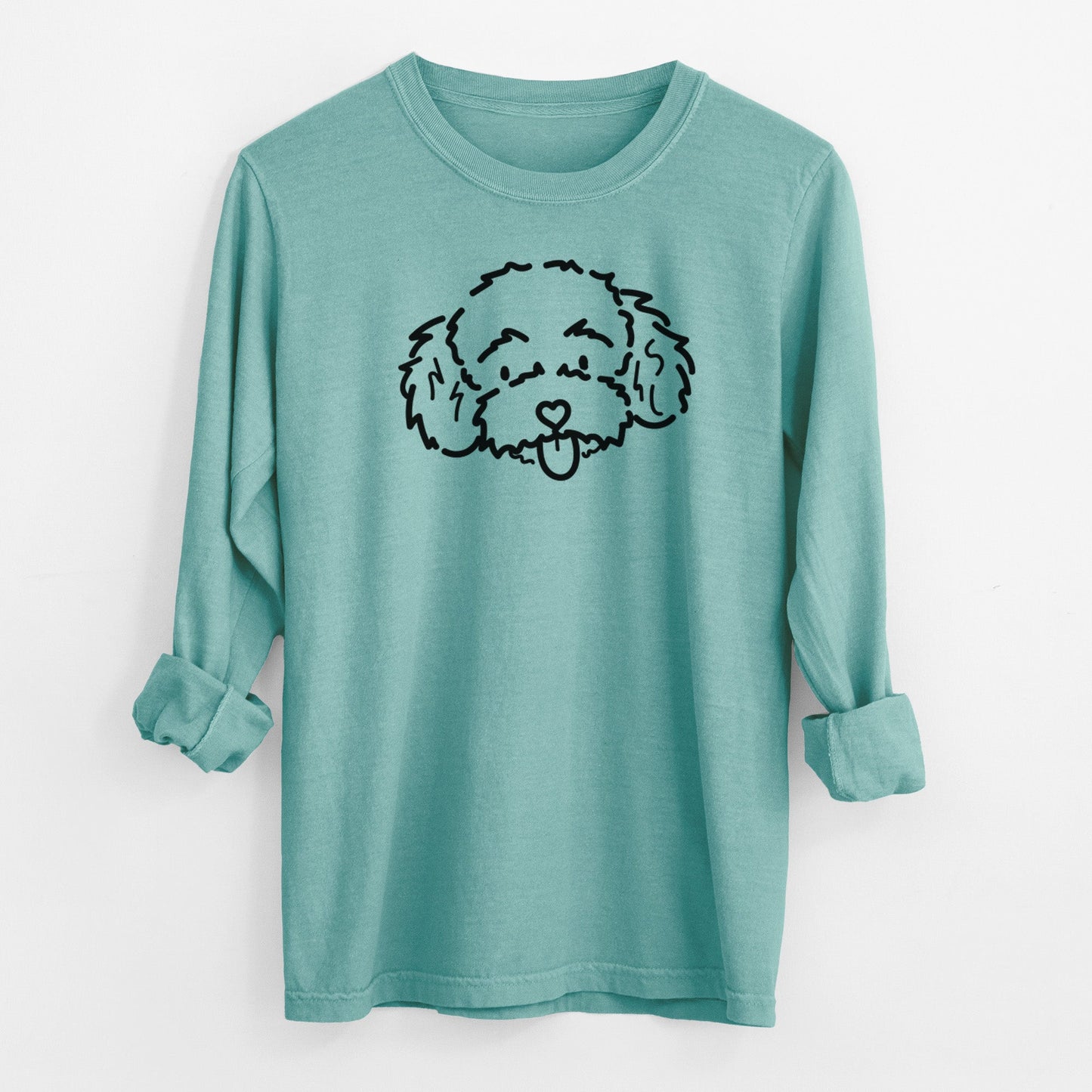 Love Always Toy Poodle - Ricci - Heavyweight 100% Cotton Long Sleeve