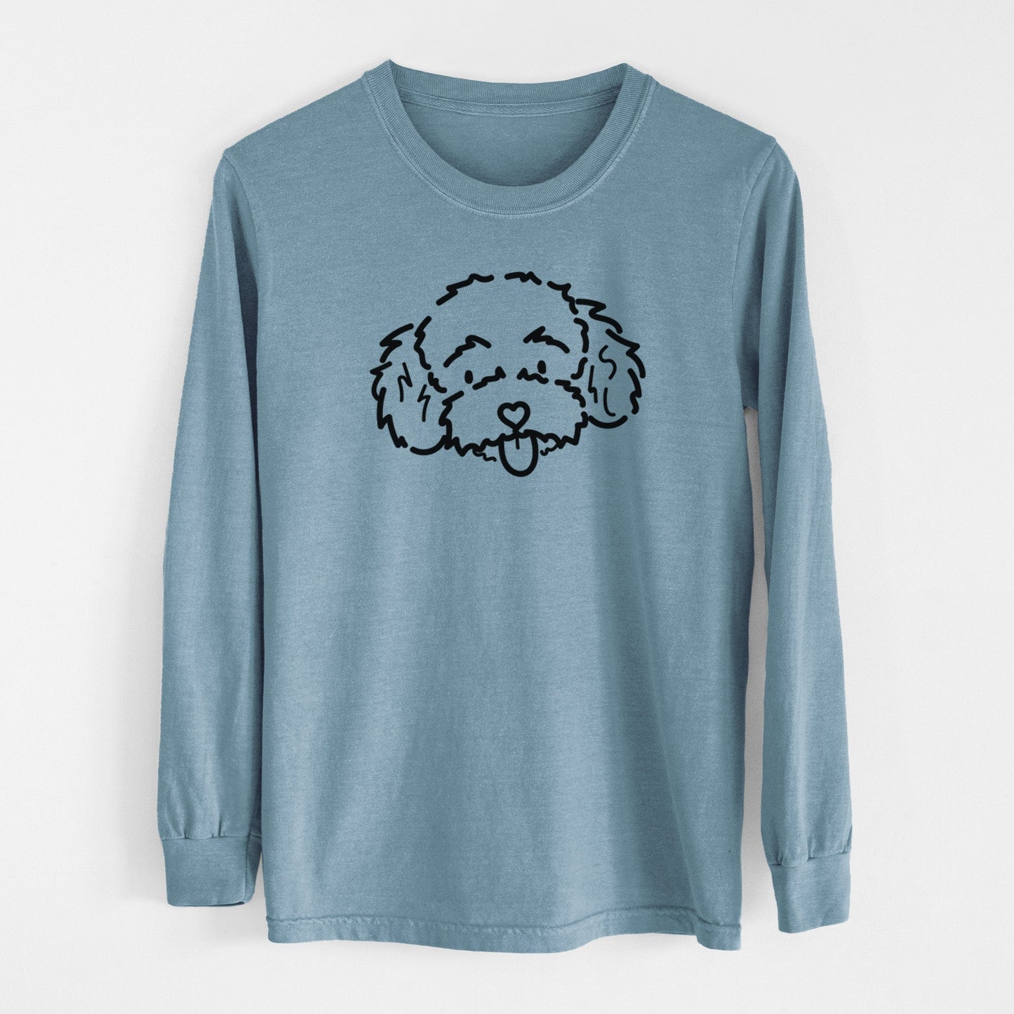 Love Always Toy Poodle - Ricci - Heavyweight 100% Cotton Long Sleeve