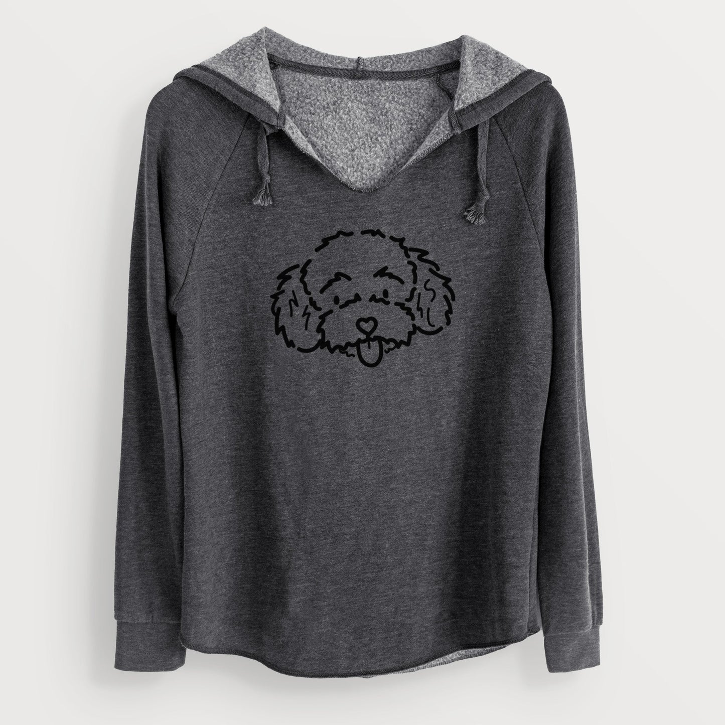 Love Always Toy Poodle - Ricci - Cali Wave Hooded Sweatshirt