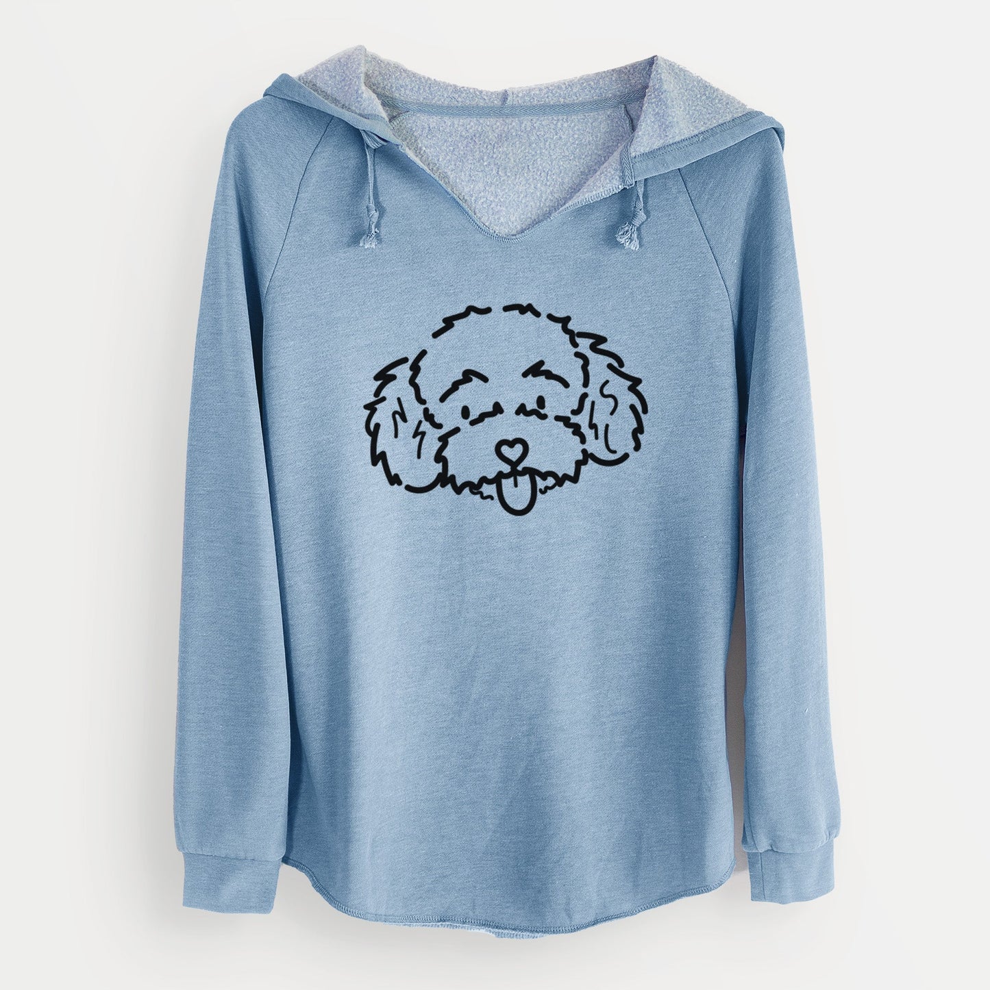 Love Always Toy Poodle - Ricci - Cali Wave Hooded Sweatshirt