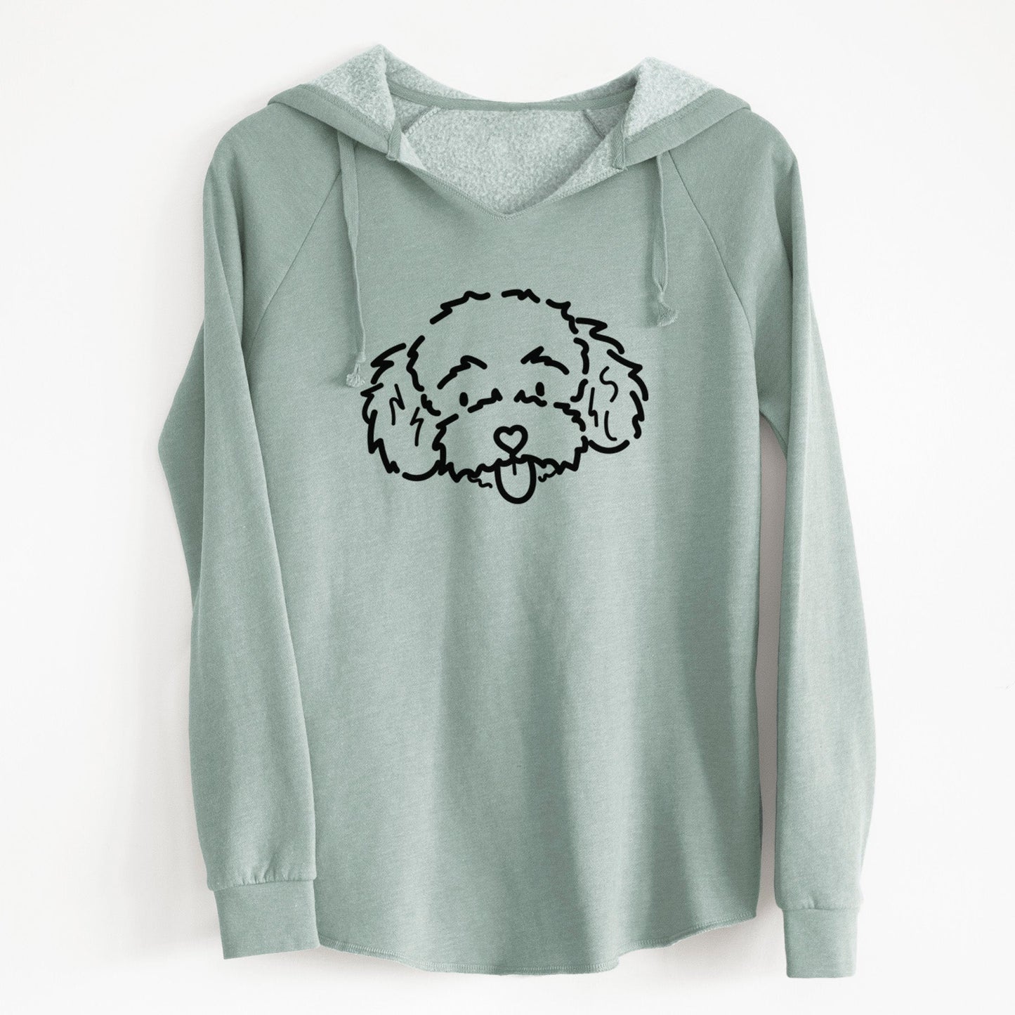 Love Always Toy Poodle - Ricci - Cali Wave Hooded Sweatshirt